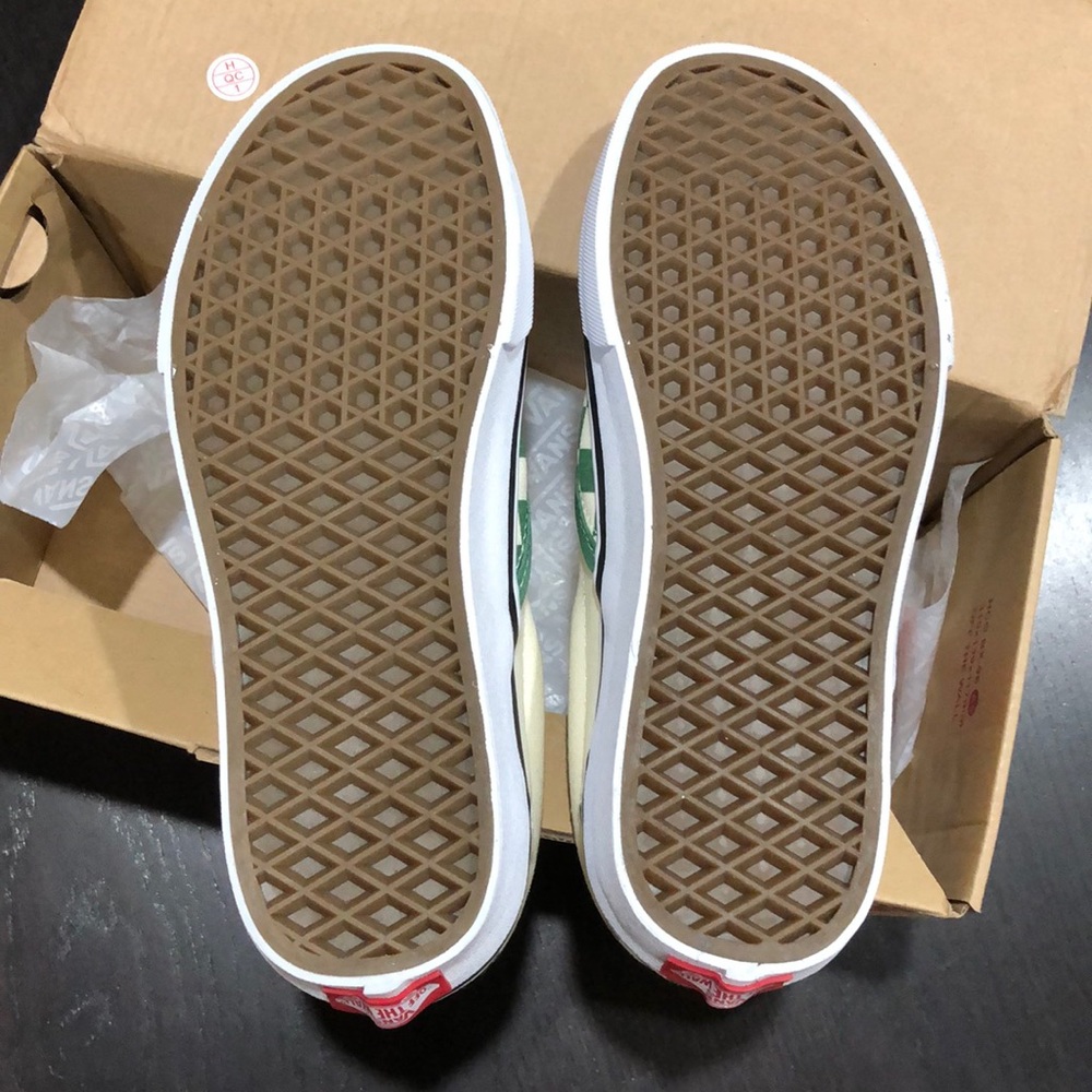 Vans Classic Slip-On Checkerboard Deep Grass Green - Picture 4 of 4